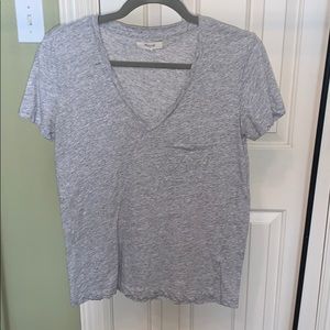Madewell gray tee XS